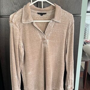 Jane and Delancey Tan Long Sleeve Top